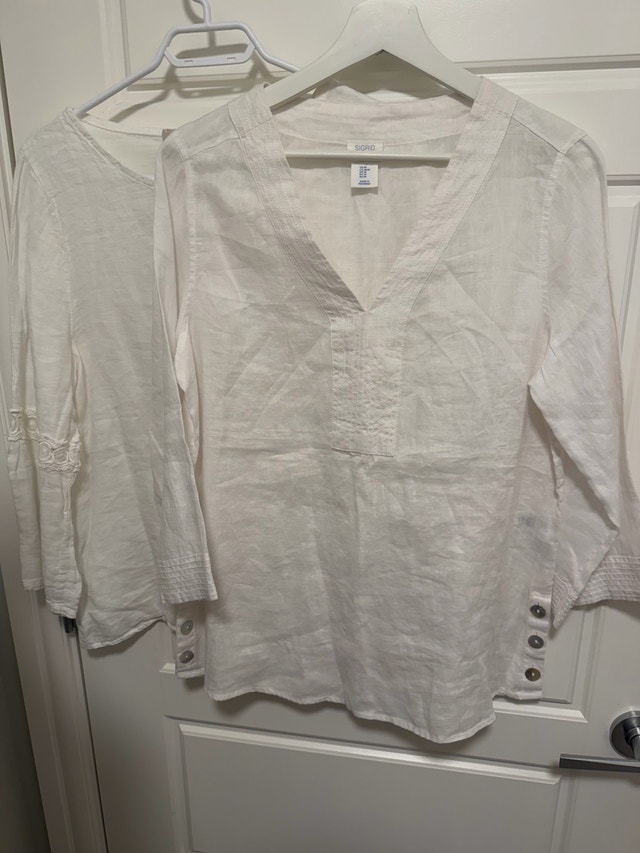 Linen Tops - Francesca Bettini & Sigrid Olsen - Medium