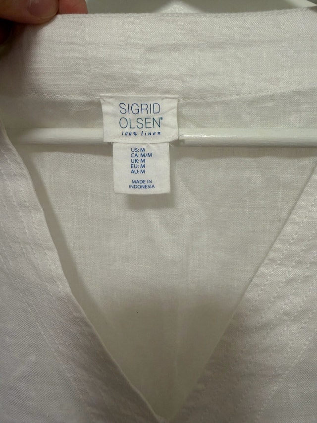 Linen Tops - Francesca Bettini & Sigrid Olsen - Medium - photo 2