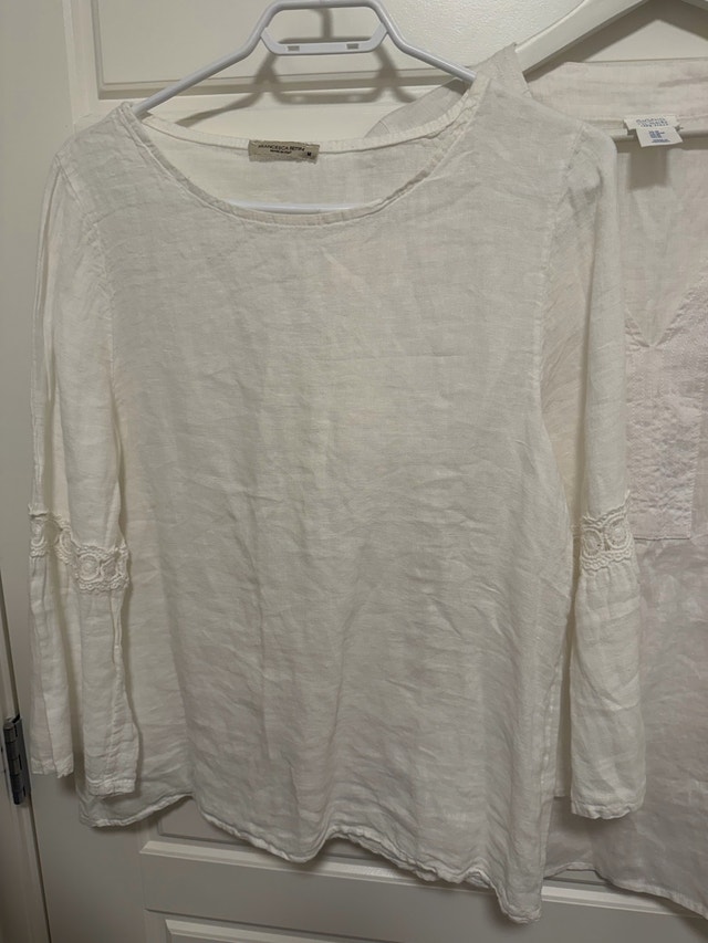 Linen Tops - Francesca Bettini & Sigrid Olsen - Medium - photo 4