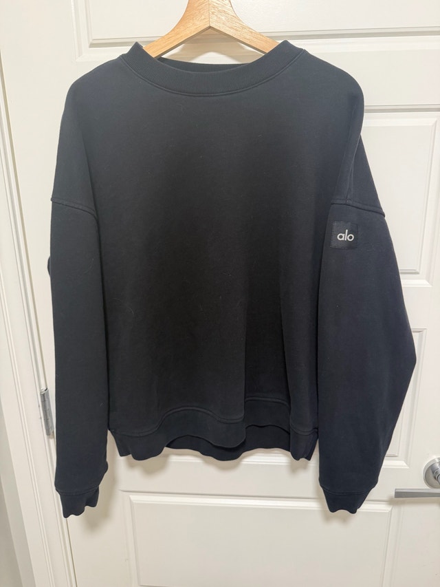 alo Heavy Weight Crew Neck Pullover size M