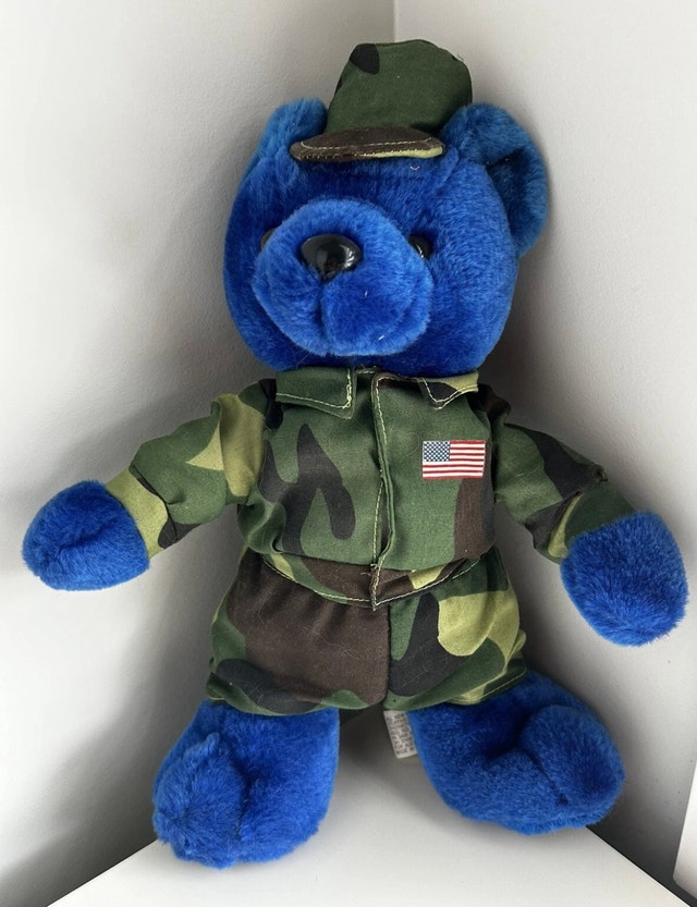 US Bear Forces of America Plush Air Force Bear Blue