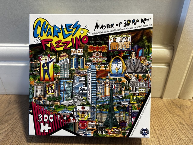 Charles Fazzino Master of 3D Pop Art Midnight in Vegas Puzzle