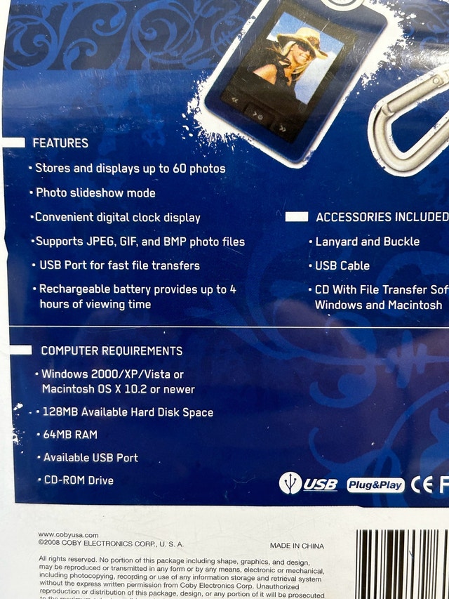 COBY CLIPHANGER DIGITAL PHOTO VIEWER - photo 4