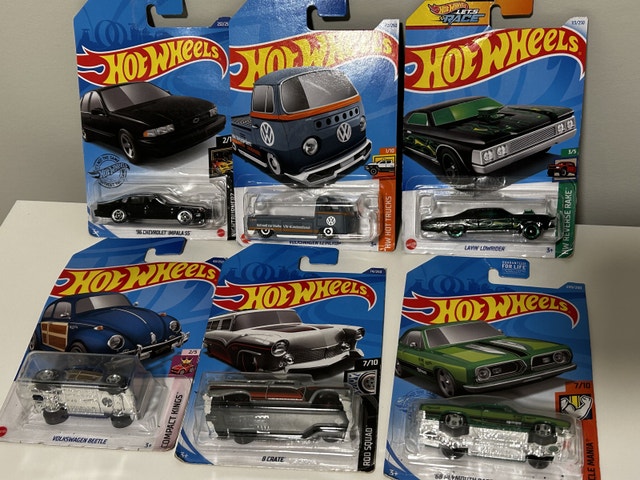 Hot Wheels Diecast Lot of 6 - Brand New