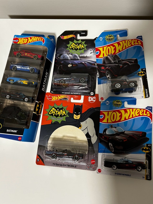 Hot Wheels Diecast Lot - 5 Boxes (9 Cars) - Brand New