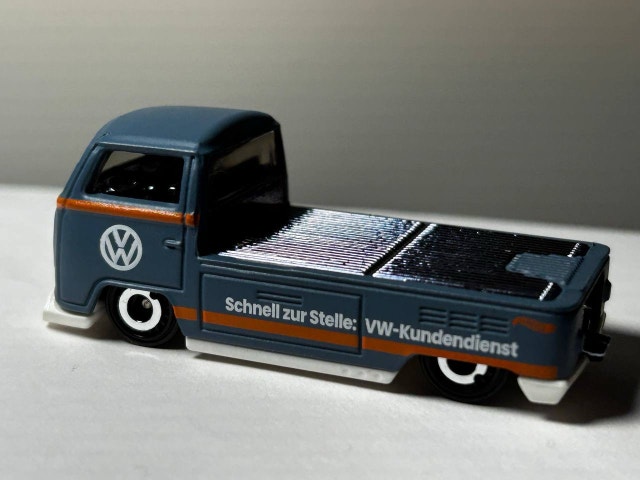 Hot Wheels Volkswagen T2 Pickup, blue/grey - photo 3