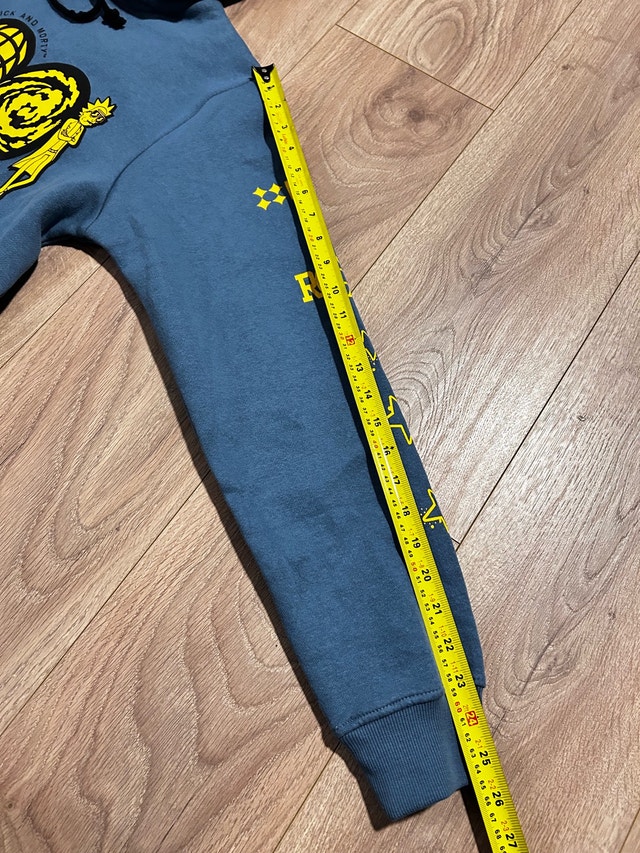 Blue Graphic Hoodie Rick and Morty The Universe is Yours Size M - photo 4