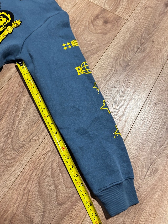 Blue Graphic Hoodie Rick and Morty The Universe is Yours Size M - photo 5