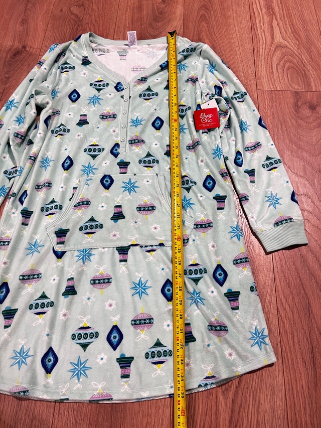 Sleep Chic Women's Christmas Ornaments Nightgown Size M New - photo 2