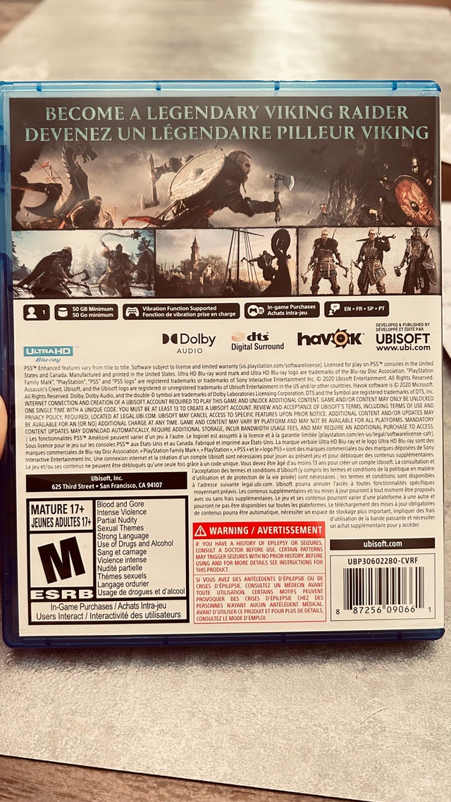 Assassin's Creed Valhalla PS5 Game - photo 2