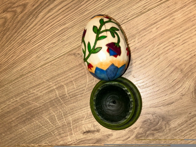 2004 Jim Shore Heartwood Creek Floral Vine Design Egg 3 1/2” - photo 4