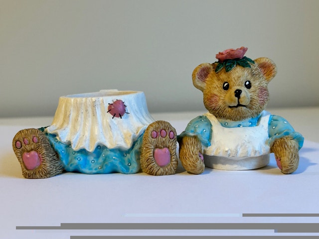 Cheerful Reflections Mommy Teddy Bear Trinket Box - photo 2