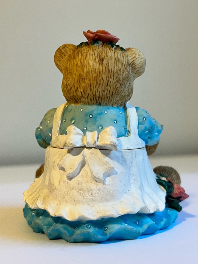 Cheerful Reflections Mommy Teddy Bear Trinket Box - photo 3