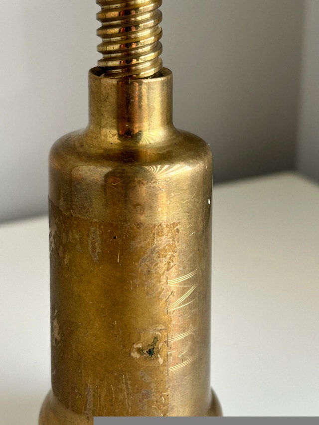 Italian Solid Brass Corkscrew - photo 3