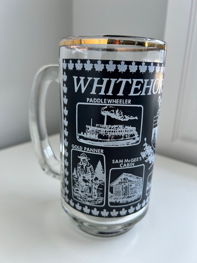 Whitehorse Yukon Canada Vintage Souvenir Tall Coffee/Tea Cup Mug