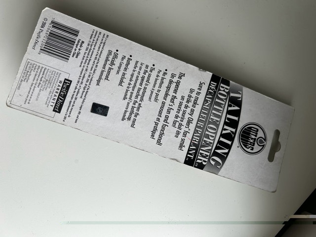 NHL TALKING BOTTLE OPENER OILERS - photo 2