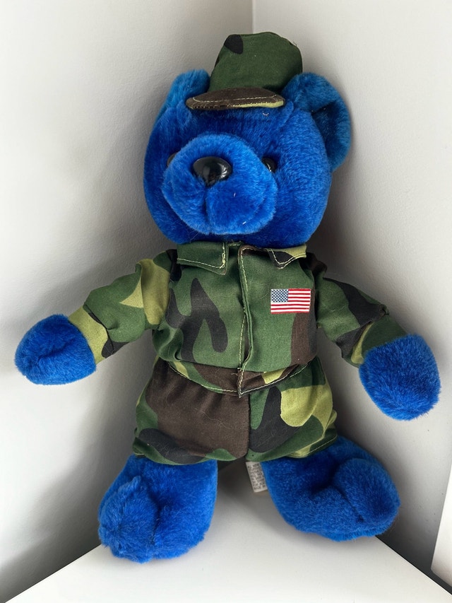 US Bear Forces of America Plush Air Force Bear Blue