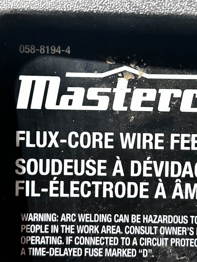 Mastercraft FLUX-CORE WIRE FEED WELDER 058-8194-4 - photo 3
