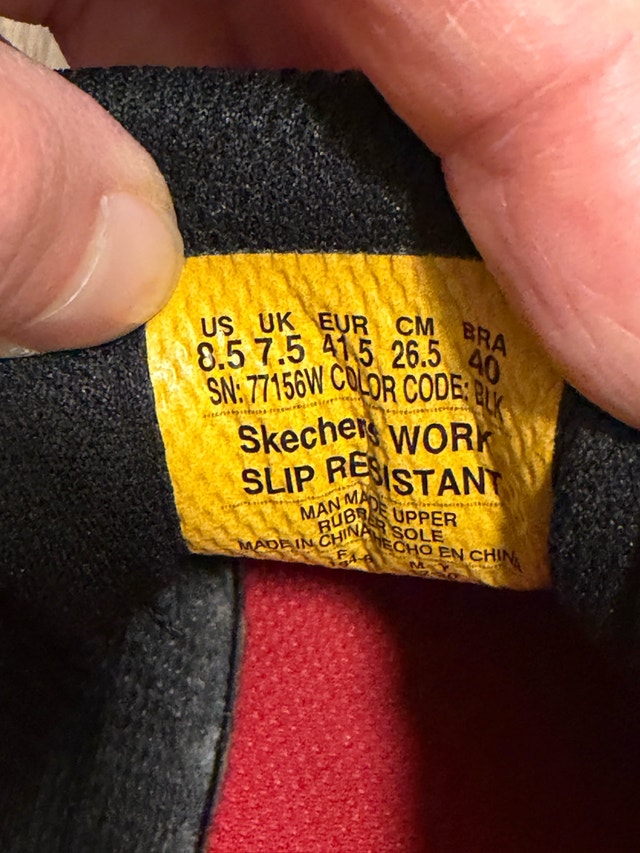Skechers MEN'S Work Slip-Resistant size US 8.5 - photo 5