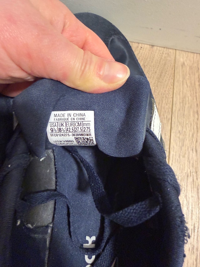 Reebok Shoes US 9.5 Classic Trainers - Vector Navy - photo 5