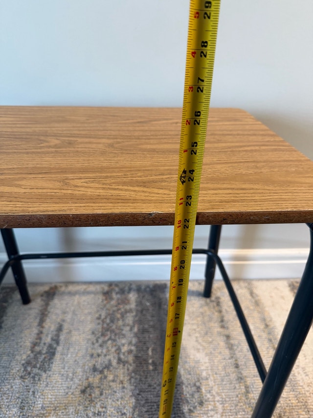 Student Table Student Desk, 18" x 24", Rectangle, 22"-31" High - photo 3