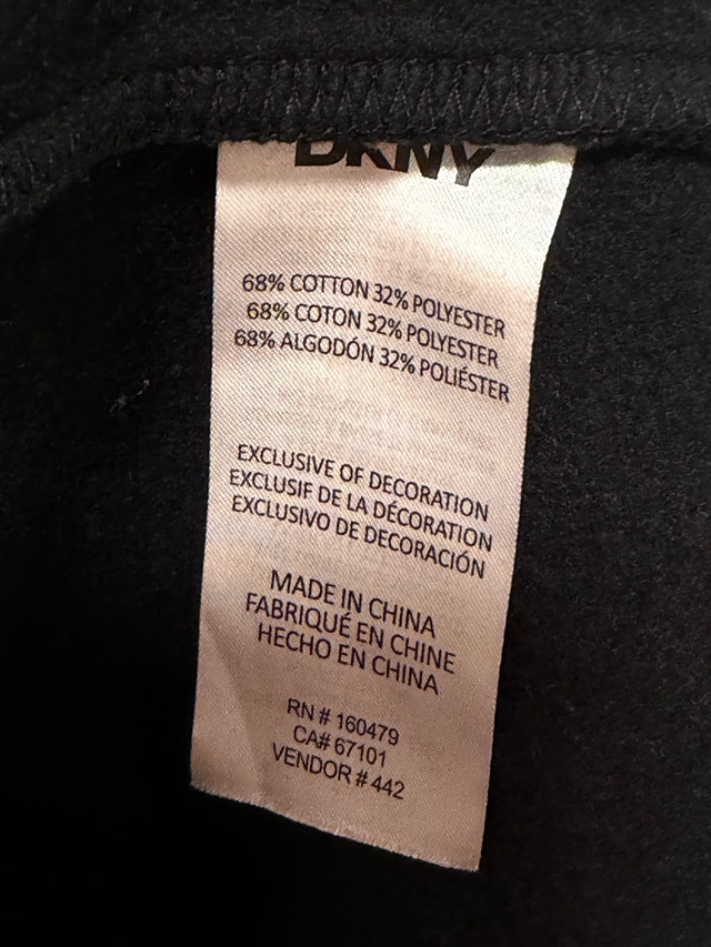 DKNY Men's Half Zip Sweatshirt Size M - photo 3