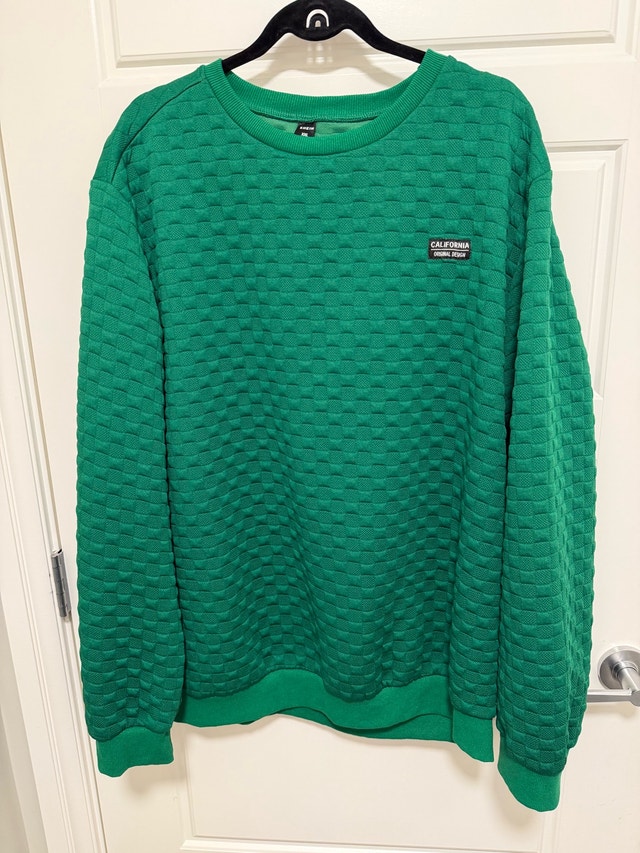 Men's Sweatshirt With Letter Detail Patch size XXL - photo 2
