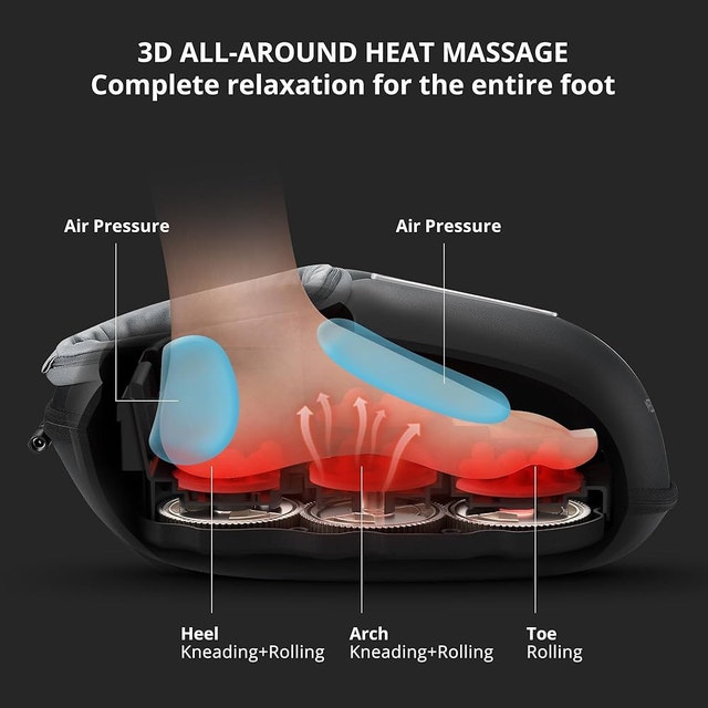Medcursor Electric Shiatsu Foot Massager w/ Heat - photo 2