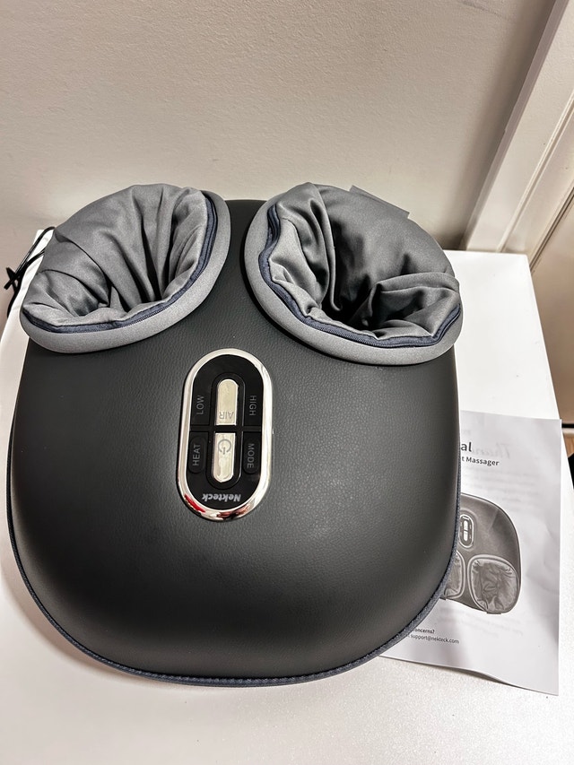 Nekteck Shiatsu Foot Massager with Heat & Air Compression - photo 2