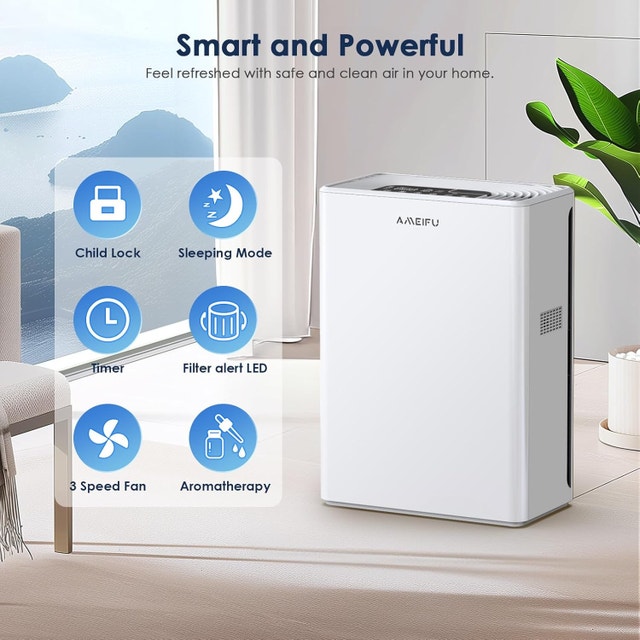 AMEIFU Air Purifier for Large Rooms (H13 HEPA) - photo 3