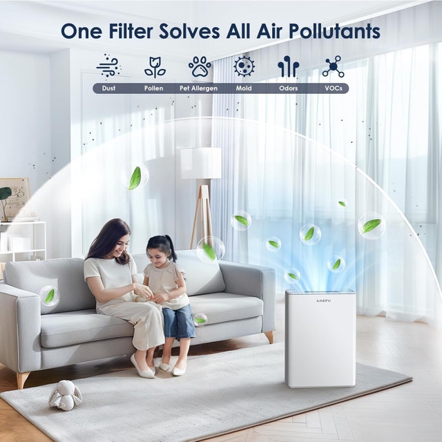 AMEIFU Air Purifier for Large Rooms (H13 HEPA) - photo 4