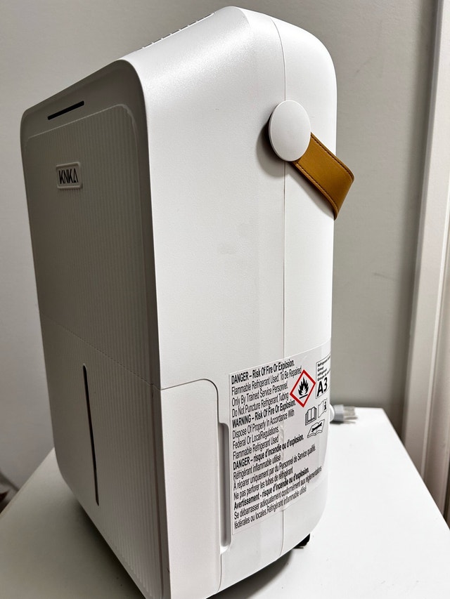 KNKA Dehumidifier for Basement with Drain Hose Max 34 Pints
