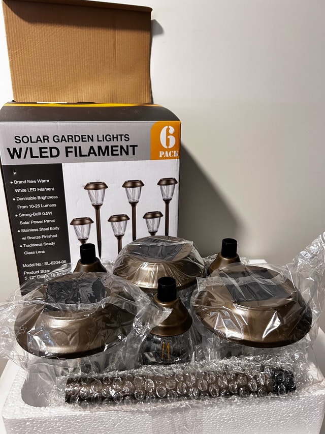 XMCOSY+ 6 Pack Solar Lights Outdoor - photo 2