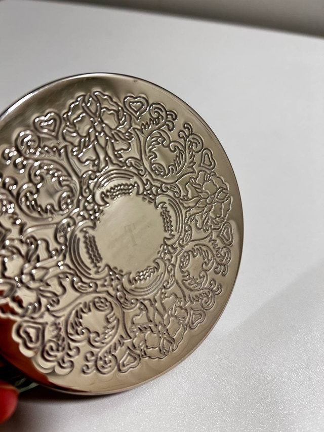 Silver Plated Coasters set of 5 - photo 3