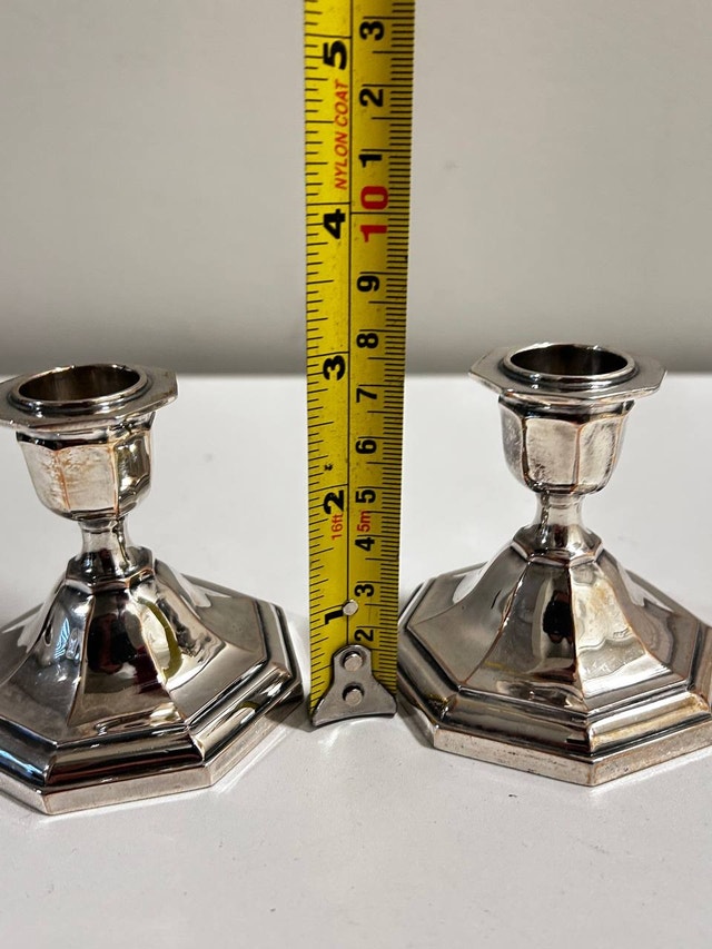 E.P. Zinc Candle Holders set of 2 - photo 2
