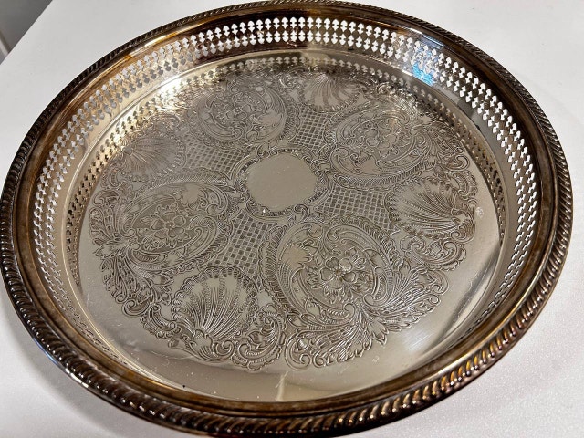 Vintage Marlboro Plate EP Copper 12" Tray #2040 - photo 2