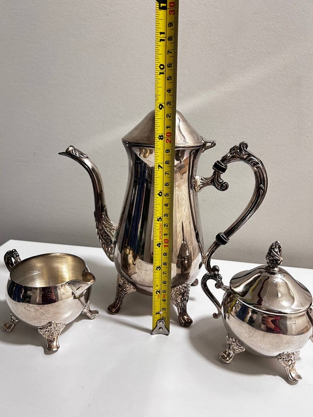 Tea Set - Teapot, Milk Jug, Sugar Bowl (3 Items) - photo 3