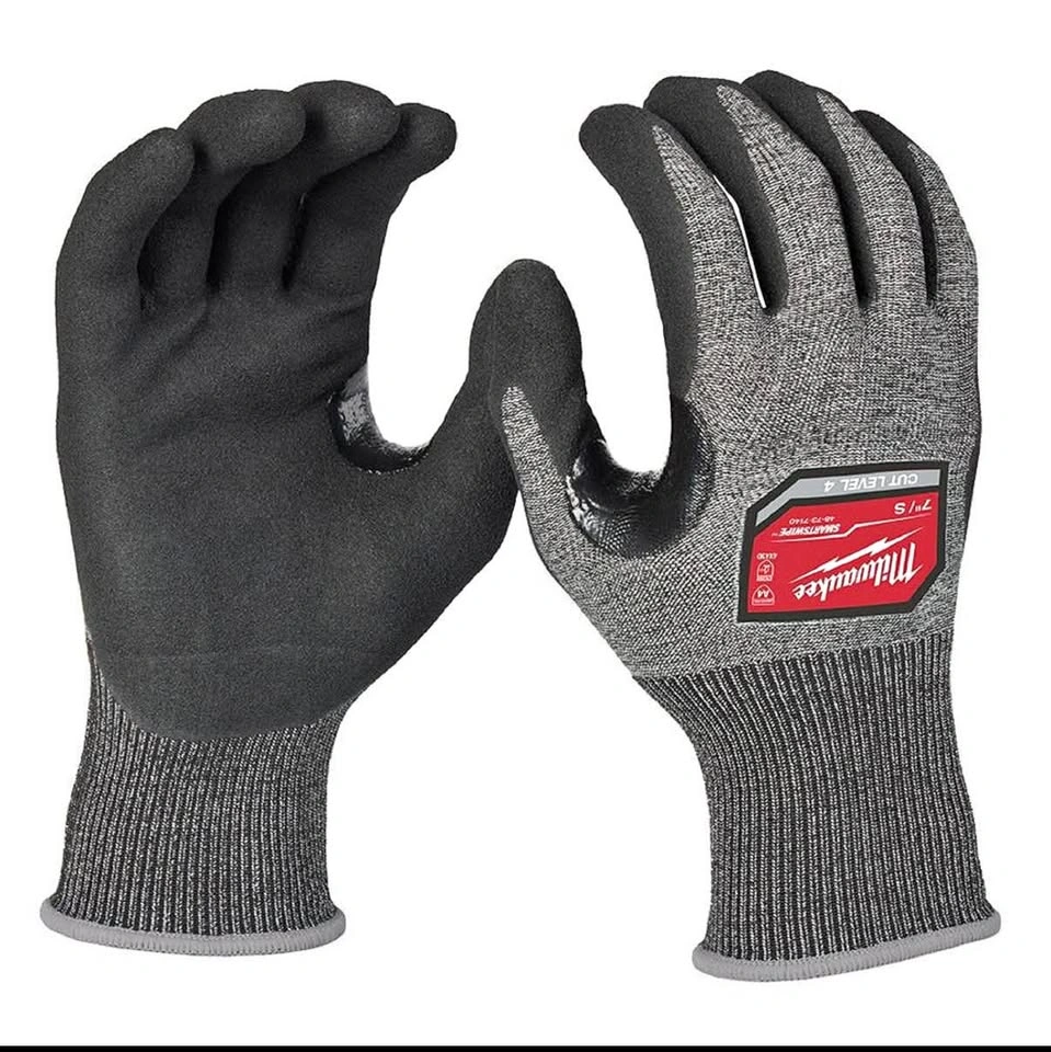 12 Pairs Milwaukee Cut Resistant Gloves – Size Small
