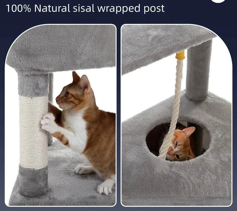 50 inch Cat Condo Tower with Sisal Scratching Board - photo 4