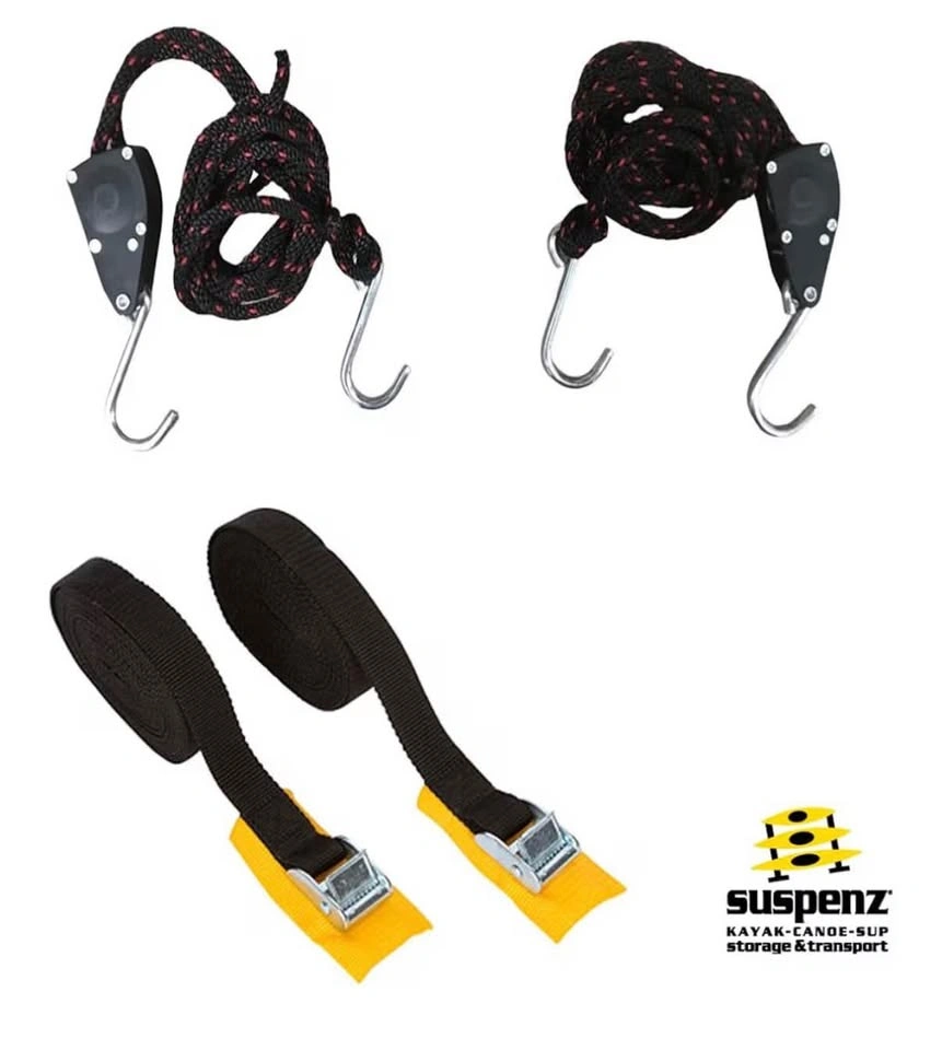Foldable Kayak Roof Rack W/ Tie Down Straps & J-Rack 80 LBS - photo 4