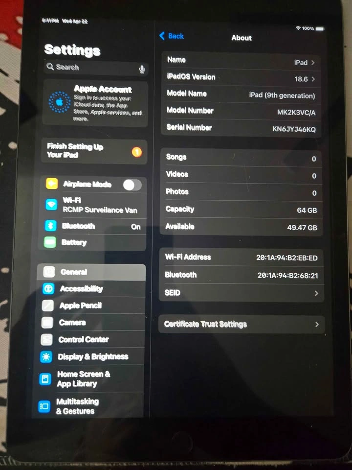 Ipad 9th gen, 64gb - photo 2