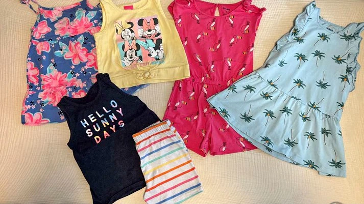 Girls Size 3/3T Summer Bundle (6 Items)