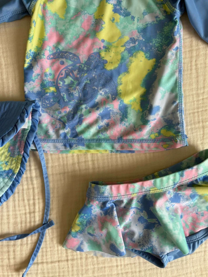 UV Skinz UPF50+ 2T Toddler Girls Swimsuit Set - photo 3