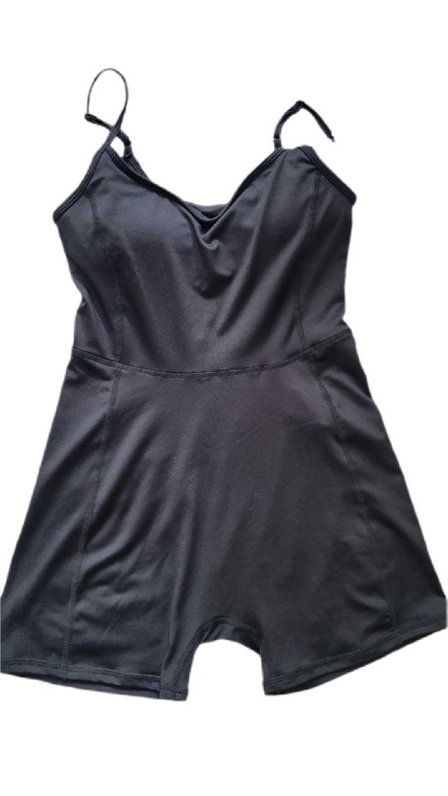 Women's Summer Short Jumpsuit Black Bodycon Romper - photo 2