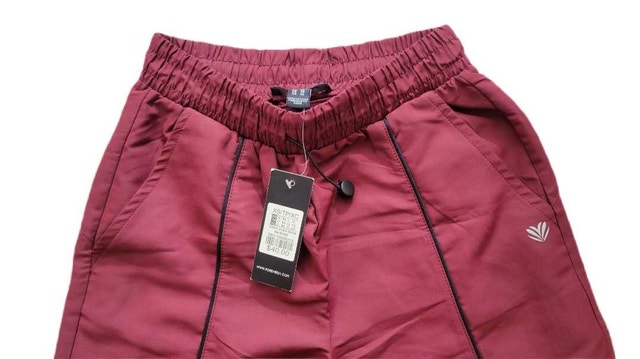 Women's burgundy tracksuit bottoms, size XS - photo 2