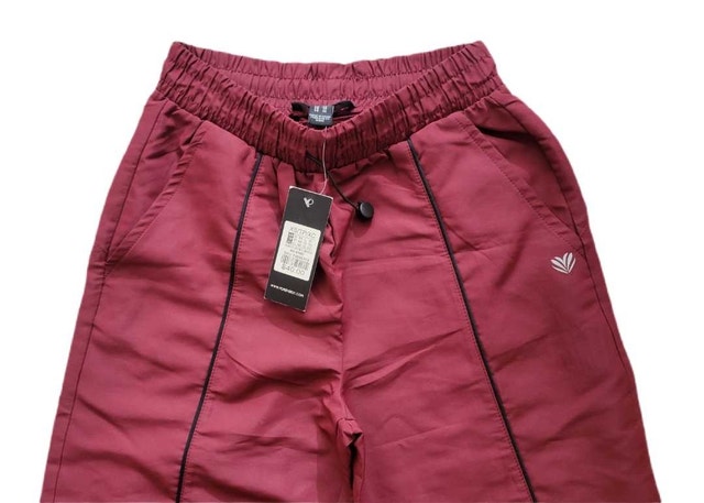 Women's burgundy tracksuit bottoms, size XS - photo 4