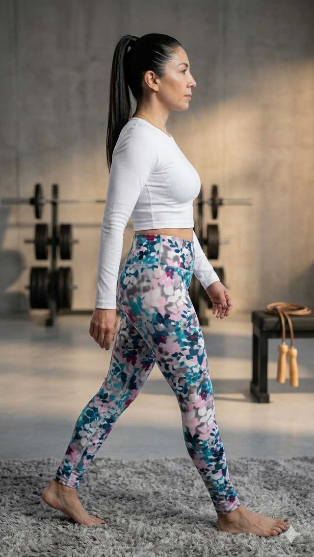 H&M Floral Lycra Leggings - Women's XS