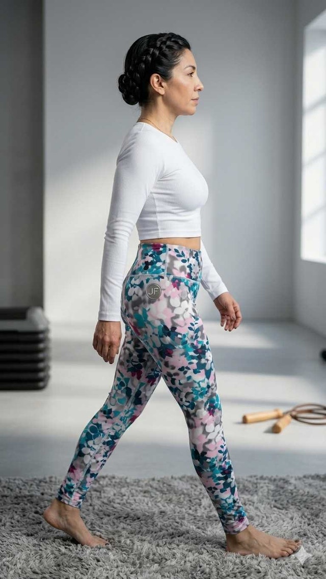 H&M Floral Lycra Leggings - Women's XS - photo 3