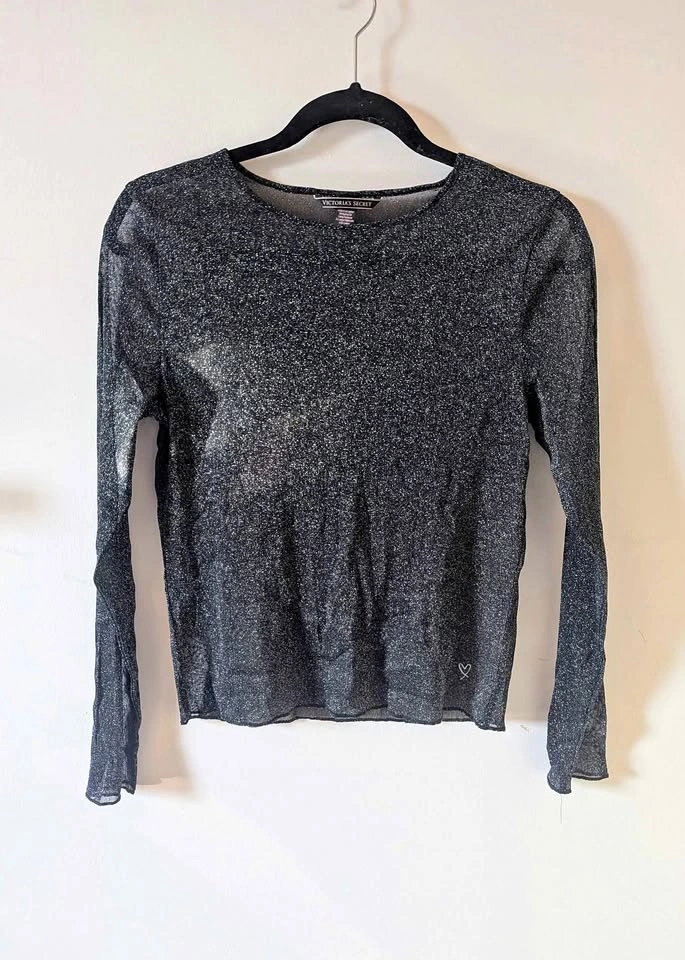 Victoria Secret Sparkly Shirt, S