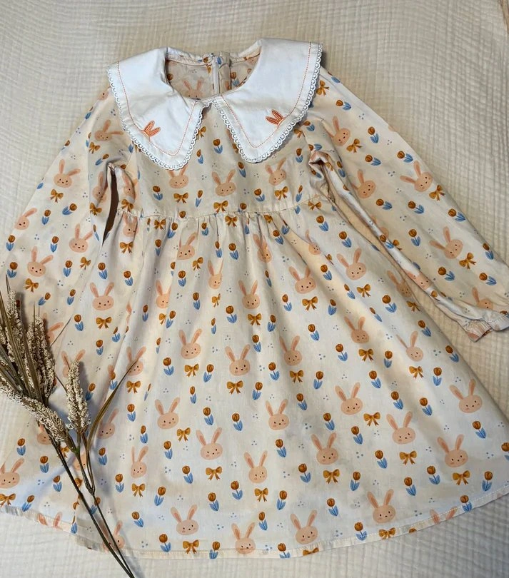 4T Toddler Girls Bunny Dress